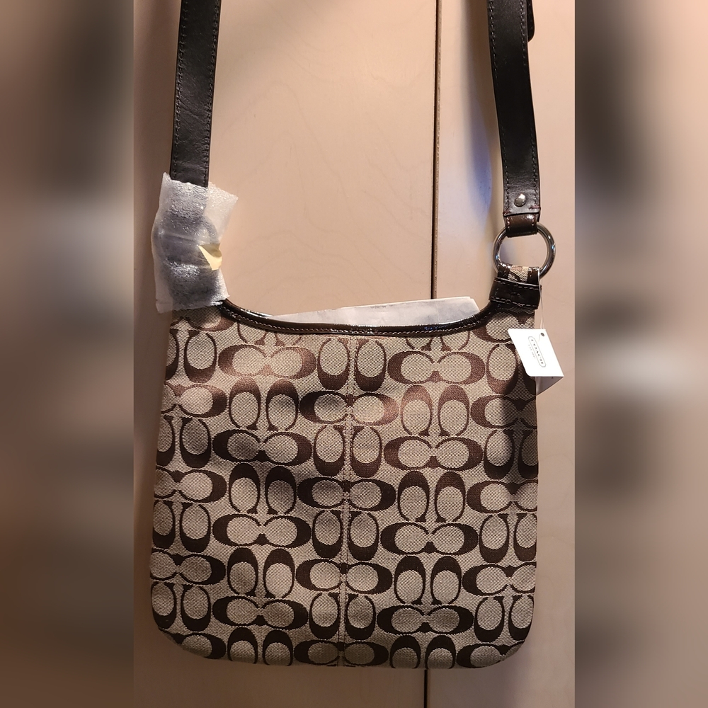 Coach Brown Penelope Crossbody Purse NWT - Picture 4 of 8